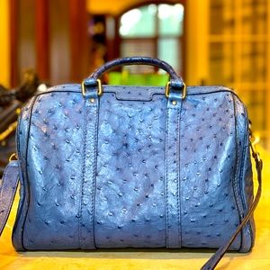 GUCCI Shopper Medium Ostrich Leather Tote